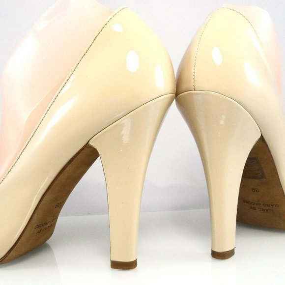 $285 NIB MARC by MARC JACOBS PATENT LEATHER HIDDEN PLATFORM PUMP HEELS - Picture 4 of 7